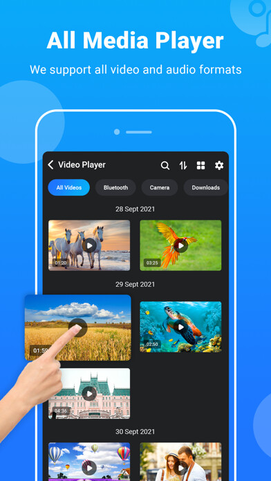 Emulate iPhone app MX Player : All Media Player using MyAndroid