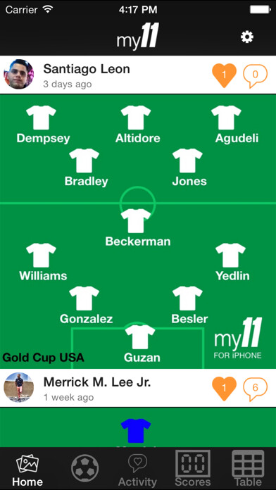 Emulate iPhone app my11 - Soccer/Football Lineup Formations, Scores & Results using MyAndroid Emulate iPhone app my11 - Soccer/Football Lineup Formations, Scores & Results using MyAndroid