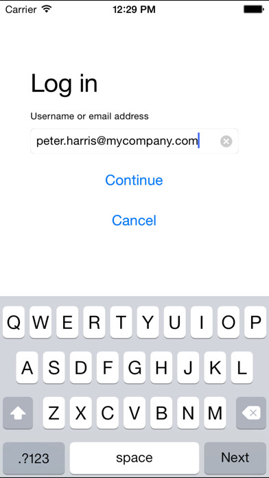 Emulate iPhone app My1Login Mobile using MyAndroid