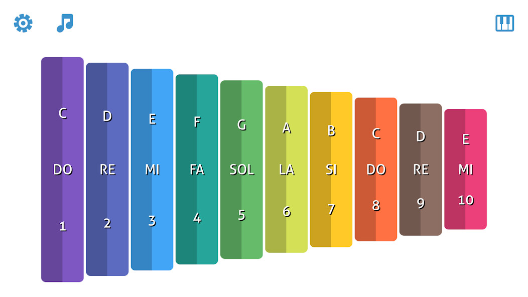 Emulate iPhone app My 1st Xylophone and Piano using MyAndroid Emulate iPhone app My 1st Xylophone and Piano using MyAndroid