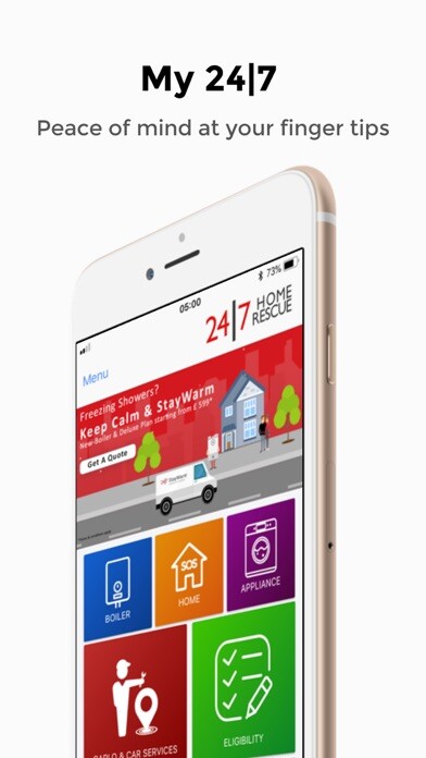 Emulate iPhone app My247 using MyAndroid
