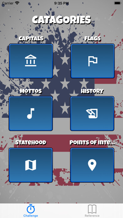 Emulate iPhone app My 50 States using MyAndroid Emulate iPhone app My 50 States using MyAndroid