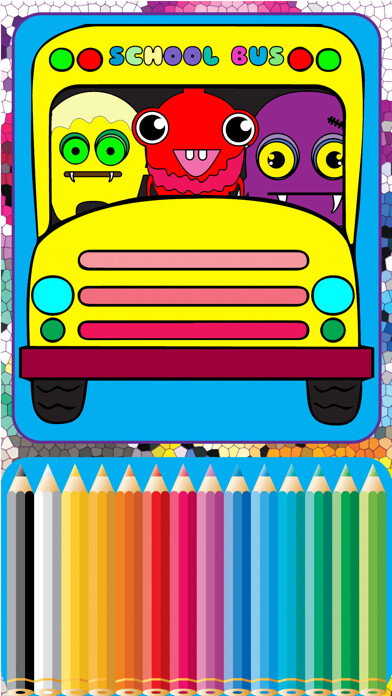 Emulate iPhone app My ABC Cartoon School Bus Coloring Games for Kids using MyAndroid Emulate iPhone app My ABC Cartoon School Bus Coloring Games for Kids using MyAndroid