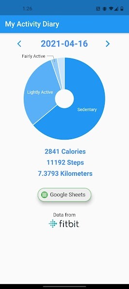Run android online APK My Activity Diary from MyAndroid or emulate My Activity Diary using MyAndroid