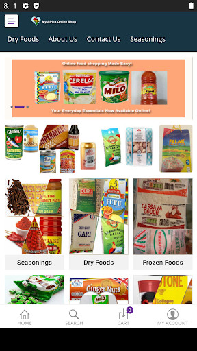 Run android online APK My Africa  Online Shop from MyAndroid or emulate My Africa  Online Shop using MyAndroid