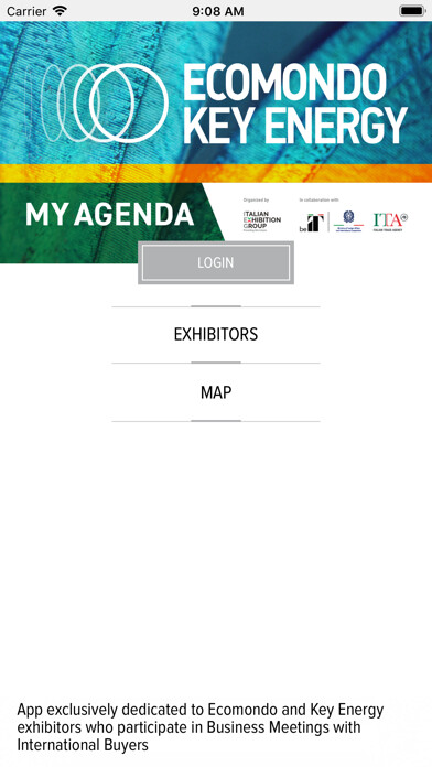 Emulate iPhone app My Agenda Ecomondo/Key Energy using MyAndroid