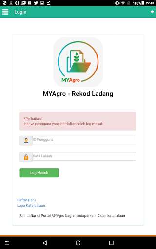Run android online APK MYAgro Rekod Ladang from MyAndroid or emulate MYAgro Rekod Ladang using MyAndroid