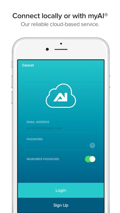 Emulate iPhone app myAI® using MyAndroid