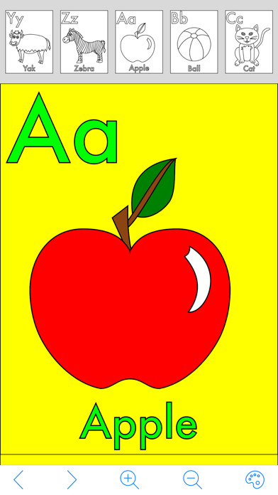 Emulate iPhone app My Alphabet Coloring Book using MyAndroid Emulate iPhone app My Alphabet Coloring Book using MyAndroid