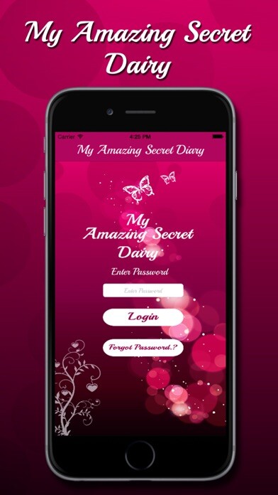 Emulate iPhone app My Amazing Secret Diary using MyAndroid