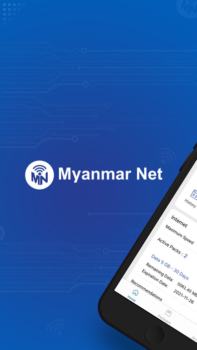 Emulate iPhone app Myanmar Net App using MyAndroid