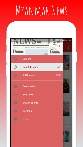 Emulate Android APK Myanmar News Alerts