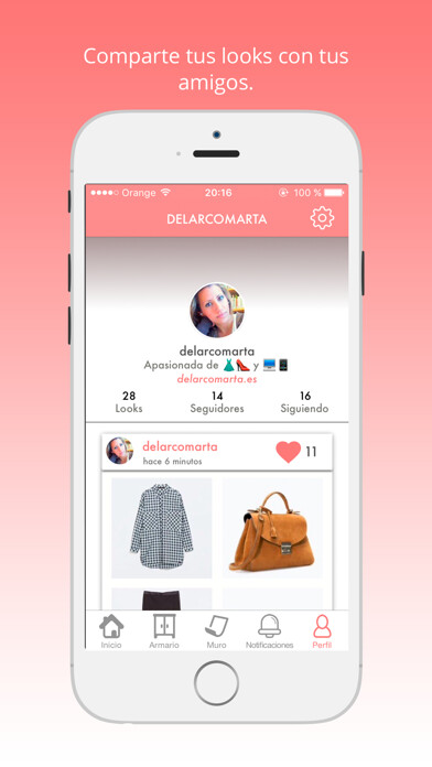 Emulate iPhone app MyApparel - La moda social, comparte ropa y looks using MyAndroid