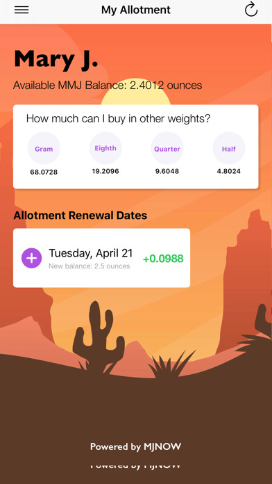 Emulate iPhone app My Arizona MMJ Allotment using MyAndroid Emulate iPhone app My Arizona MMJ Allotment using MyAndroid