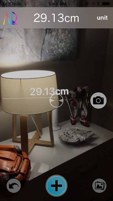 Emulate iPhone app My AR™ Ruler using MyAndroid