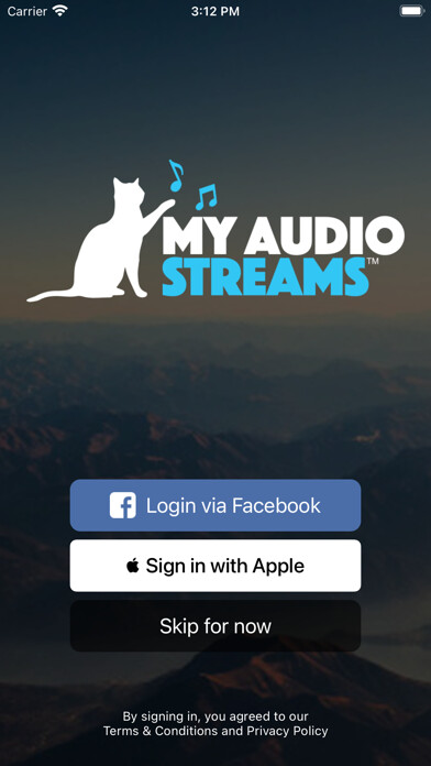 Emulate iPhone app MY AudioStreams using MyAndroid Emulate iPhone app MY AudioStreams using MyAndroid