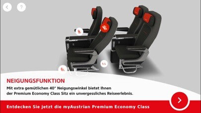 Emulate iPhone app myAustrian Premium Economy AR using MyAndroid