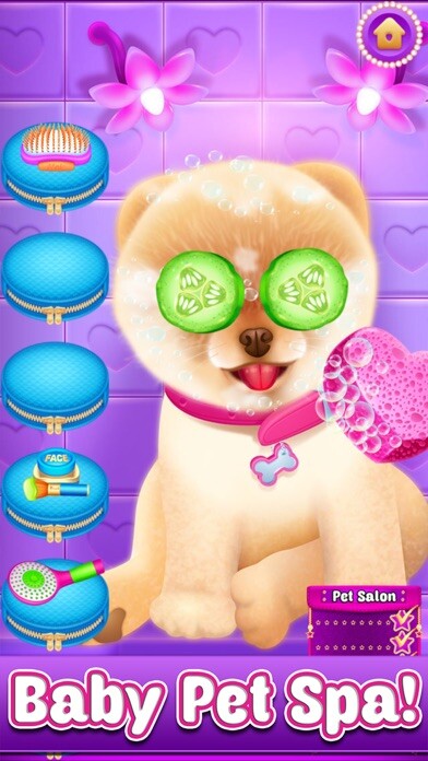 Emulate iPhone app My Baby Pet Salon Makeover using MyAndroid Emulate iPhone app My Baby Pet Salon Makeover using MyAndroid