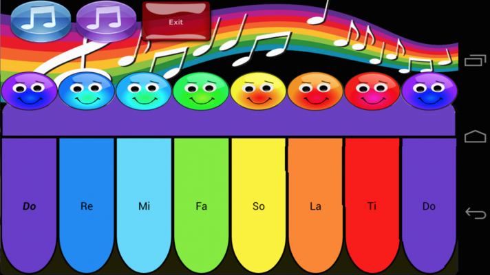 Emulate Android APK My Baby Rainbow Piano Lullaby