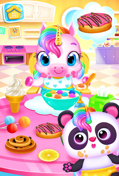 Run android online APK My Baby Unicorn - Magical Unicorn Pet Care Games from MyAndroid or emulate My Baby Unicorn - Magical Unicorn Pet Care Games using MyAndroid