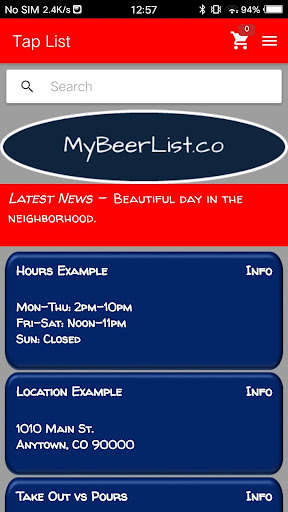 Run android online APK My Beer List from MyAndroid or emulate My Beer List using MyAndroid
