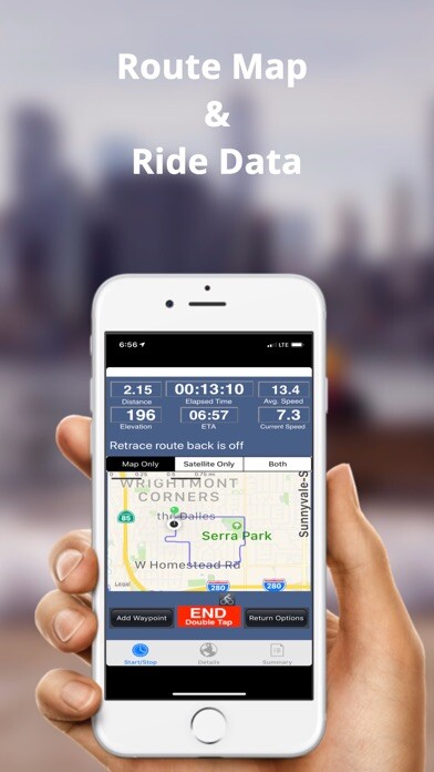 Emulate iPhone app MyBikeRides using MyAndroid