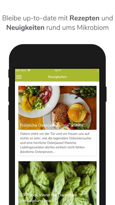 Emulate iPhone app myBioma - Your gut health using MyAndroid Emulate iPhone app myBioma - Your gut health using MyAndroid