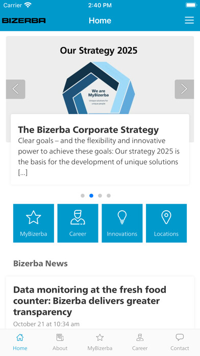 Emulate iPhone app MyBiz by Bizerba using MyAndroid Emulate iPhone app MyBiz by Bizerba using MyAndroid