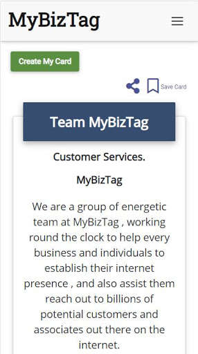 Run android online APK MyBizTag - Digital Business Cards from MyAndroid or emulate MyBizTag - Digital Business Cards using MyAndroid