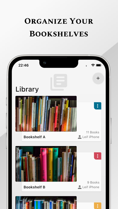 Emulate iPhone app My Bookshelf Organizer using MyAndroid