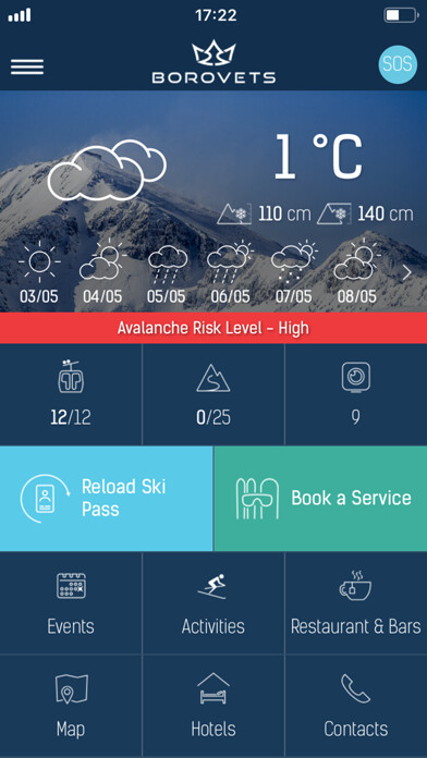 Emulate iPhone app My Borovets using MyAndroid