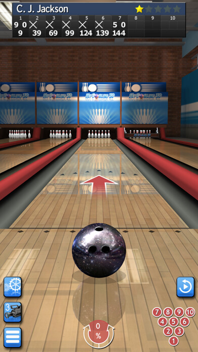 Emulate iPhone app My Bowling 3D+ using MyAndroid