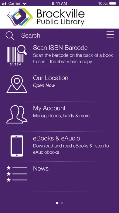 Emulate iPhone app My Brockville Public Library using MyAndroid Emulate iPhone app My Brockville Public Library using MyAndroid