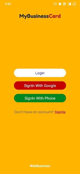 Run android online APK My Business Card from MyAndroid or emulate My Business Card using MyAndroid
