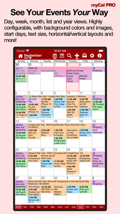 Emulate iPhone app myCal PRO Planner using MyAndroid Emulate iPhone app myCal PRO Planner using MyAndroid