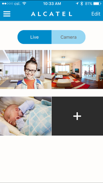 Emulate iPhone app MyCam by Alcatel using MyAndroid