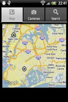 Emulate Android APK My Cameras Map