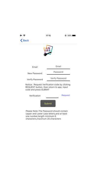 Emulate iPhone app myCanvas Key using MyAndroid