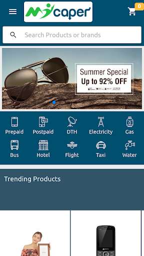 Run android online APK Mycapermall from MyAndroid or emulate Mycapermall using MyAndroid