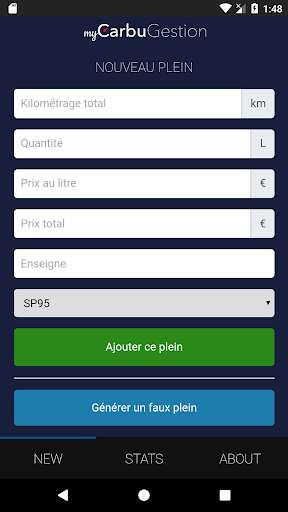 Run android online APK myCarbuGestion from MyAndroid or emulate myCarbuGestion using MyAndroid