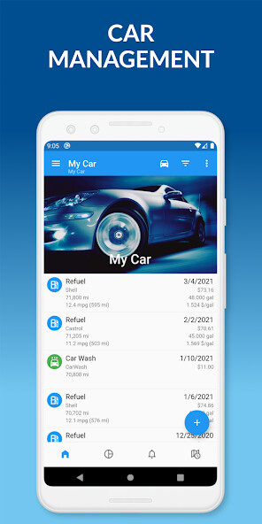 Run android online APK My Car - Car Management from MyAndroid or emulate My Car - Car Management using MyAndroid