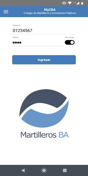 Run android online APK MyCBA from MyAndroid or emulate MyCBA using MyAndroid