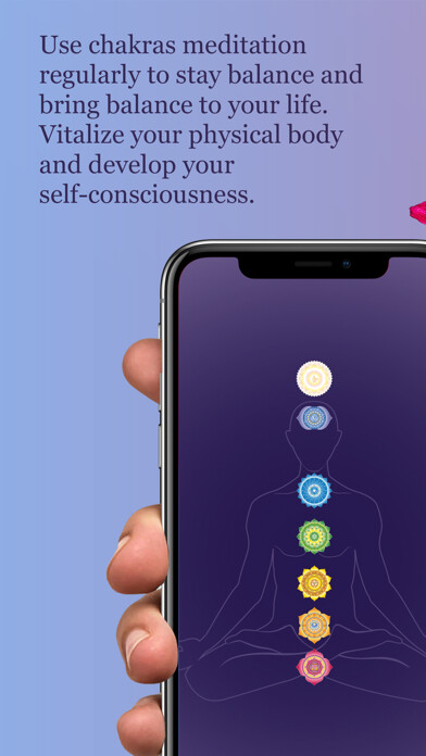 Emulate iPhone app My Chakra Meditation using MyAndroid