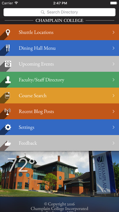 Emulate iPhone app My Champlain using MyAndroid Emulate iPhone app My Champlain using MyAndroid