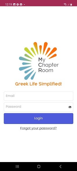 Emulate iPhone app MyChapterRoom Mobile using MyAndroid