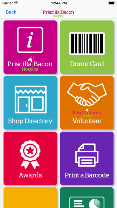 Emulate iPhone app My Charity Shop using MyAndroid