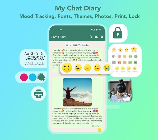 Run android online APK My Chat Diary - Daily Journal from MyAndroid or emulate My Chat Diary - Daily Journal using MyAndroid Run android online APK My Chat Diary - Daily Journal from MyAndroid or emulate My Chat Diary - Daily Journal using MyAndroid