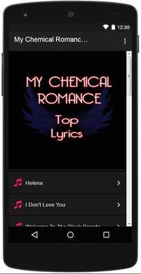 Emulate Android APK My Chemical Romance Top Lyrics Emulate Android APK My Chemical Romance Top Lyrics