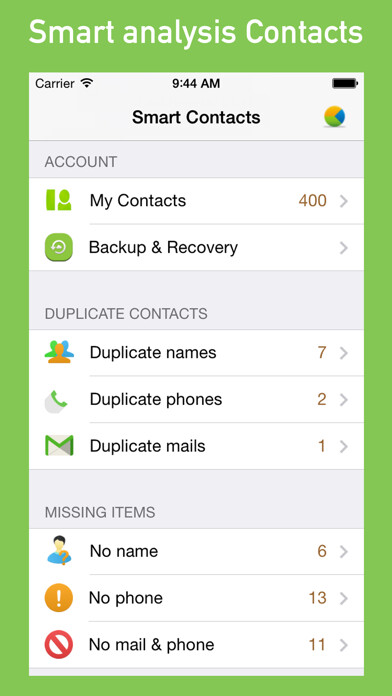 Emulate iPhone app MyCleaner - clean contacts using MyAndroid Emulate iPhone app MyCleaner - clean contacts using MyAndroid