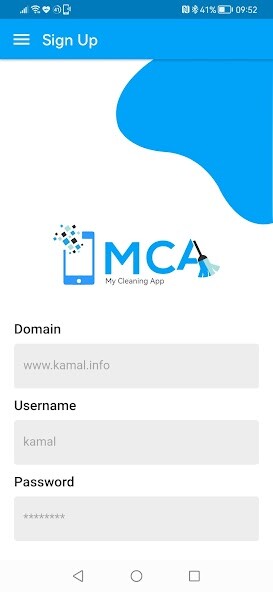Run android online APK My Cleaning App from MyAndroid or emulate My Cleaning App using MyAndroid